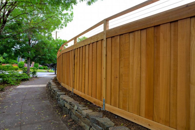 Wooden Fence Installation